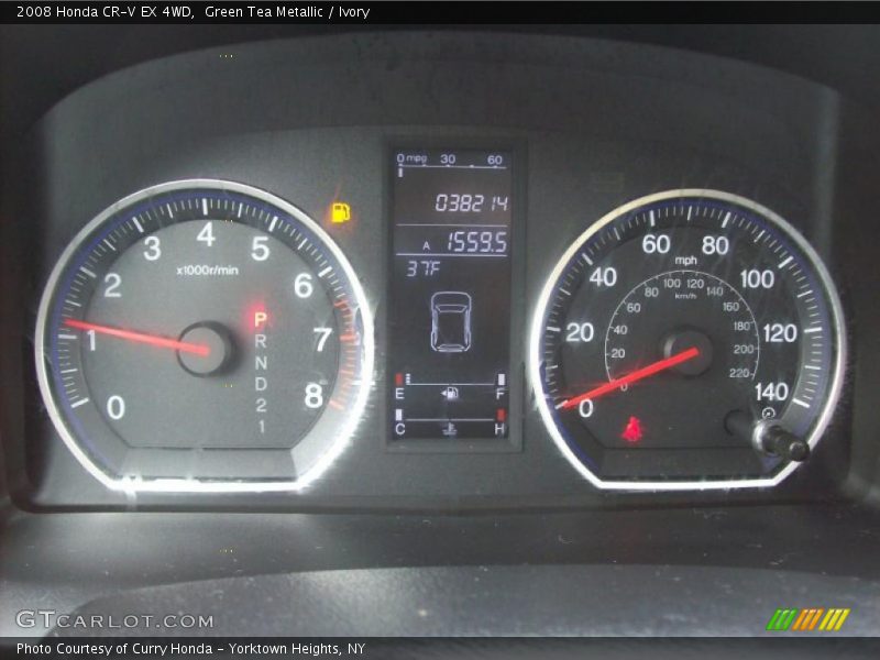 Green Tea Metallic / Ivory 2008 Honda CR-V EX 4WD