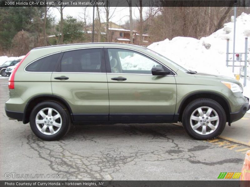 Green Tea Metallic / Ivory 2008 Honda CR-V EX 4WD