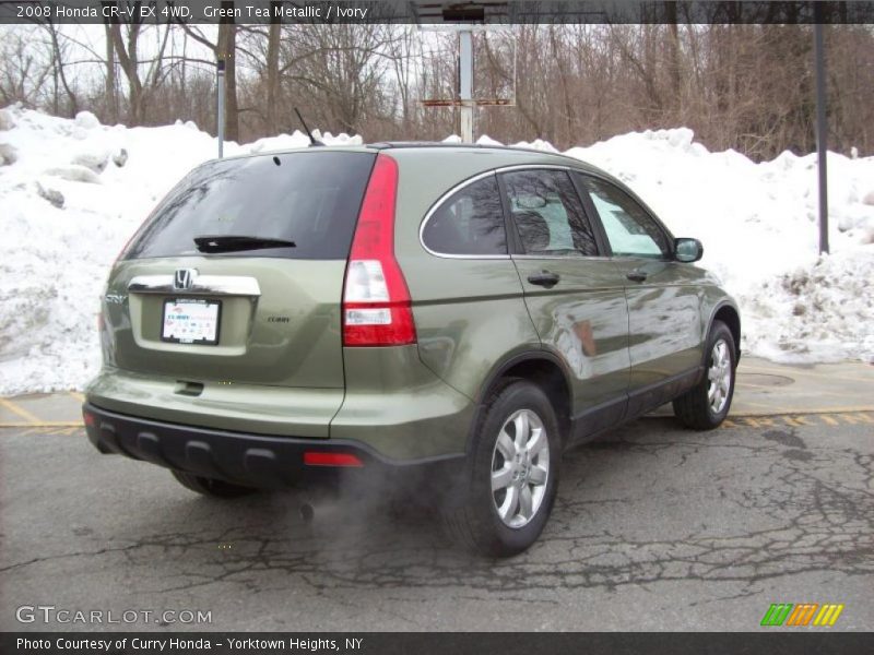 Green Tea Metallic / Ivory 2008 Honda CR-V EX 4WD
