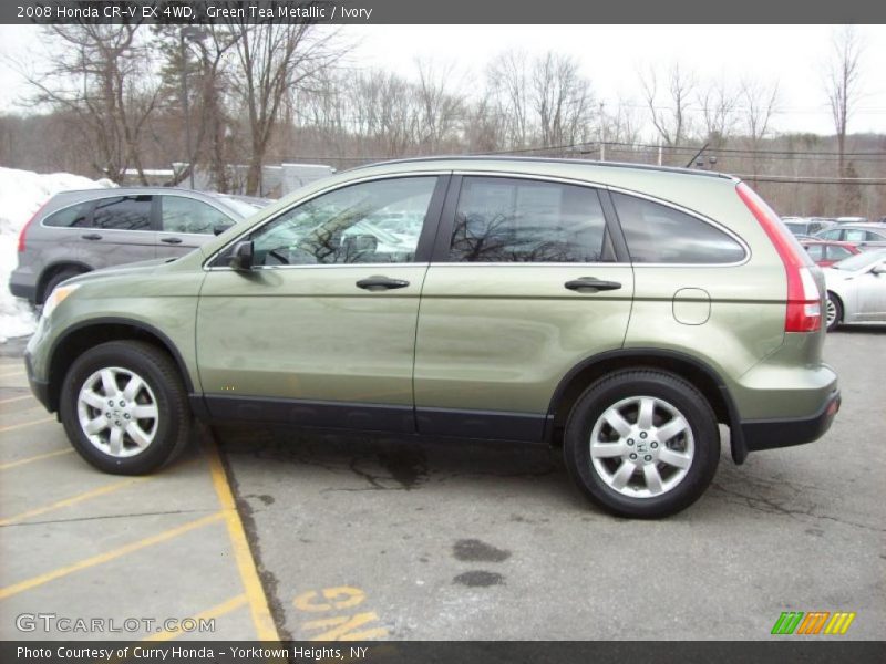 Green Tea Metallic / Ivory 2008 Honda CR-V EX 4WD