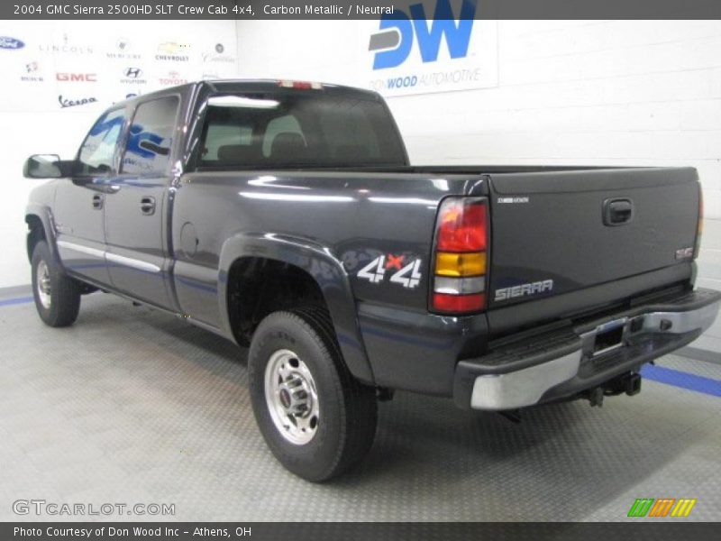 Carbon Metallic / Neutral 2004 GMC Sierra 2500HD SLT Crew Cab 4x4