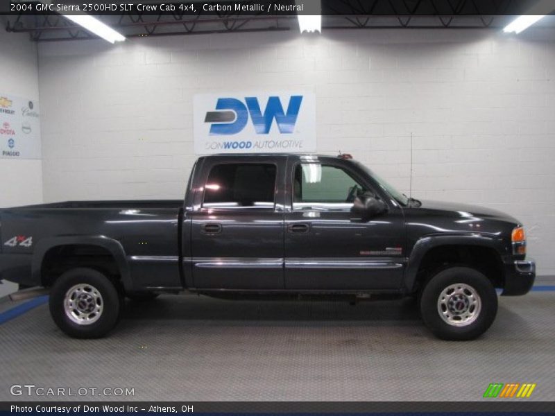 Carbon Metallic / Neutral 2004 GMC Sierra 2500HD SLT Crew Cab 4x4