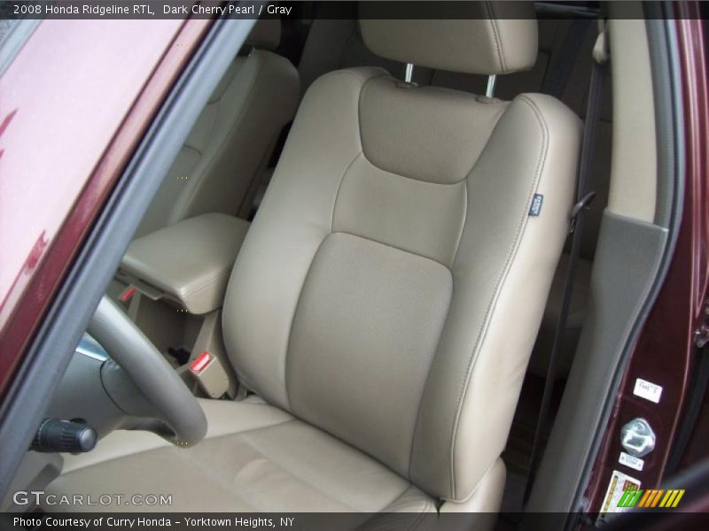 Dark Cherry Pearl / Gray 2008 Honda Ridgeline RTL