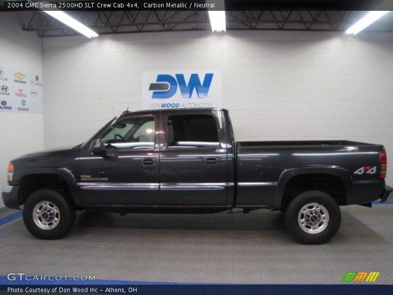 Carbon Metallic / Neutral 2004 GMC Sierra 2500HD SLT Crew Cab 4x4
