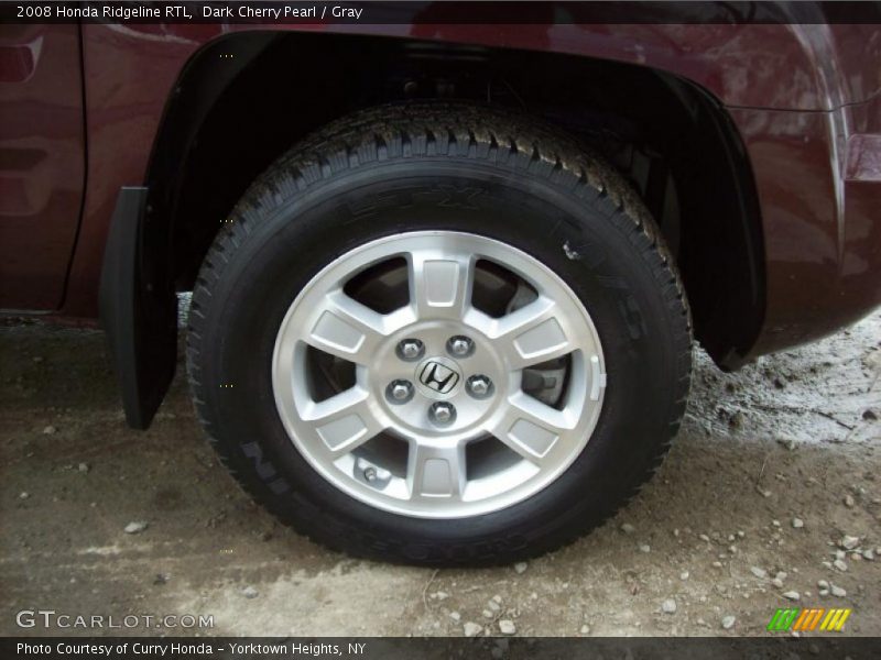 Dark Cherry Pearl / Gray 2008 Honda Ridgeline RTL