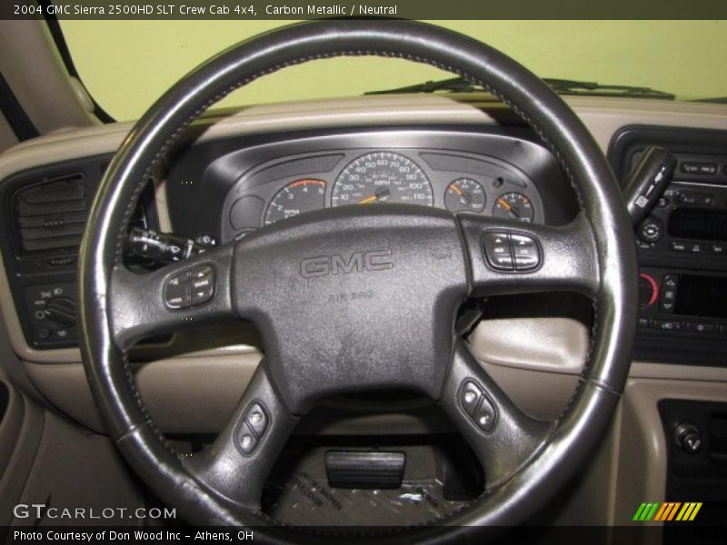 Carbon Metallic / Neutral 2004 GMC Sierra 2500HD SLT Crew Cab 4x4