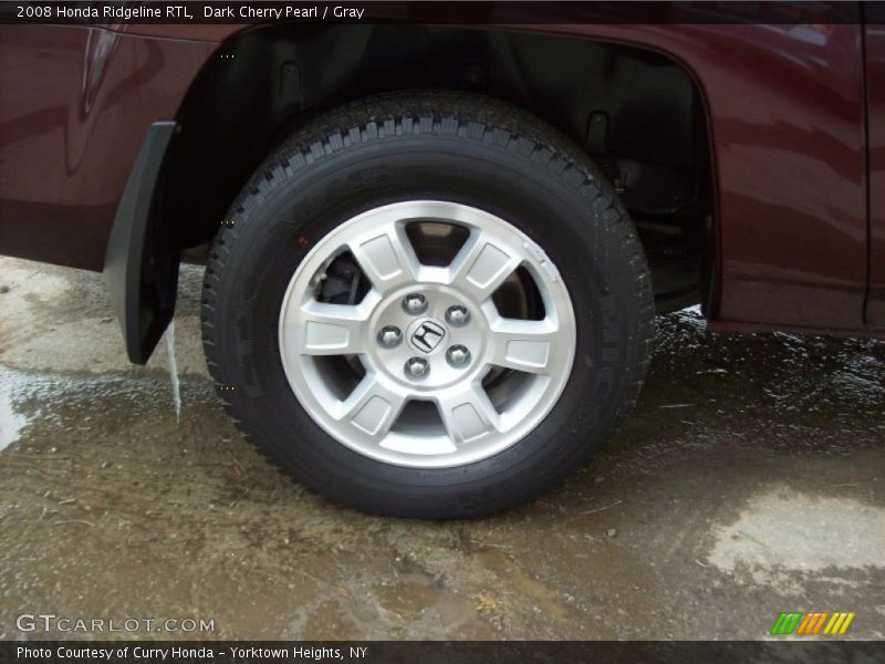 Dark Cherry Pearl / Gray 2008 Honda Ridgeline RTL