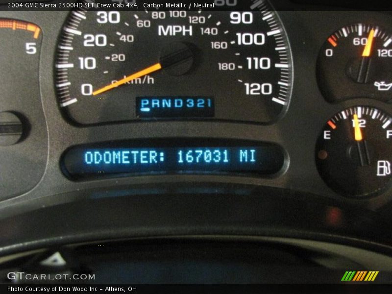 Carbon Metallic / Neutral 2004 GMC Sierra 2500HD SLT Crew Cab 4x4