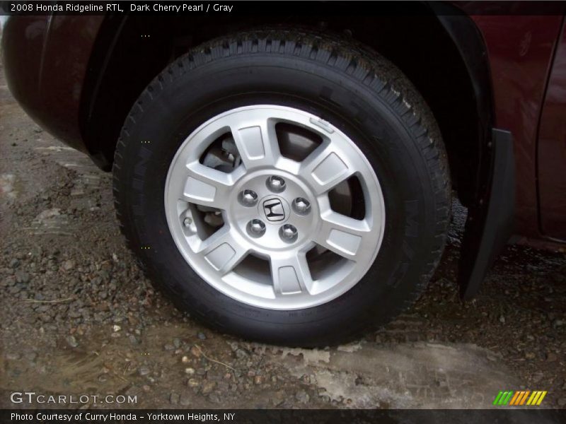 Dark Cherry Pearl / Gray 2008 Honda Ridgeline RTL