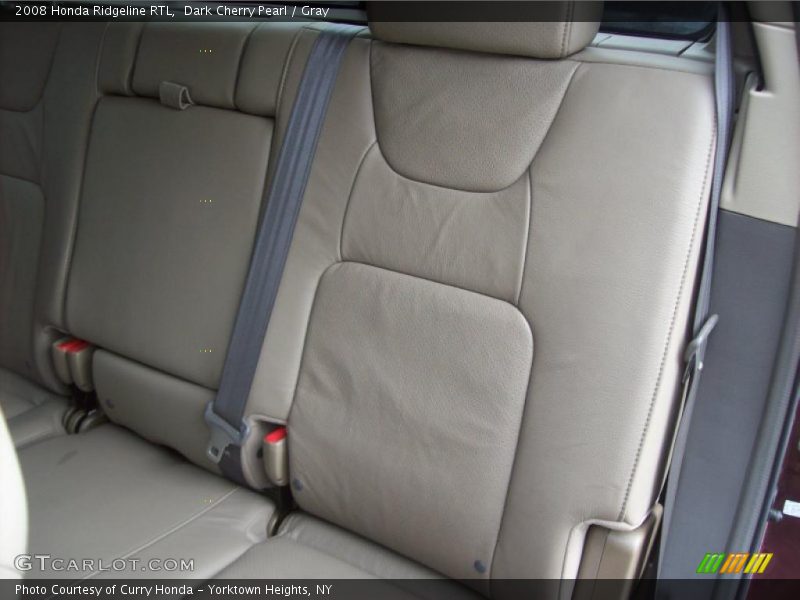 Dark Cherry Pearl / Gray 2008 Honda Ridgeline RTL