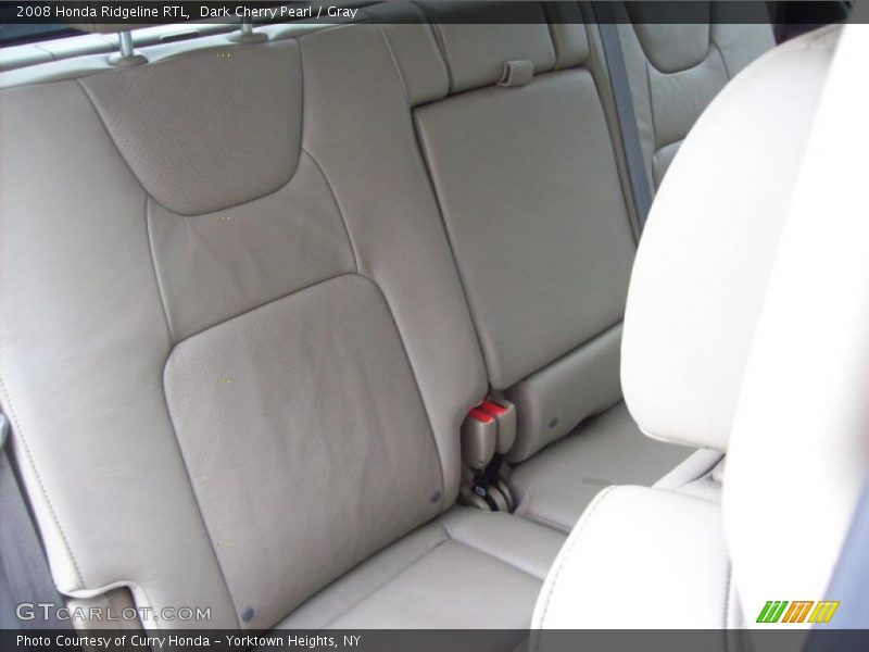 Dark Cherry Pearl / Gray 2008 Honda Ridgeline RTL