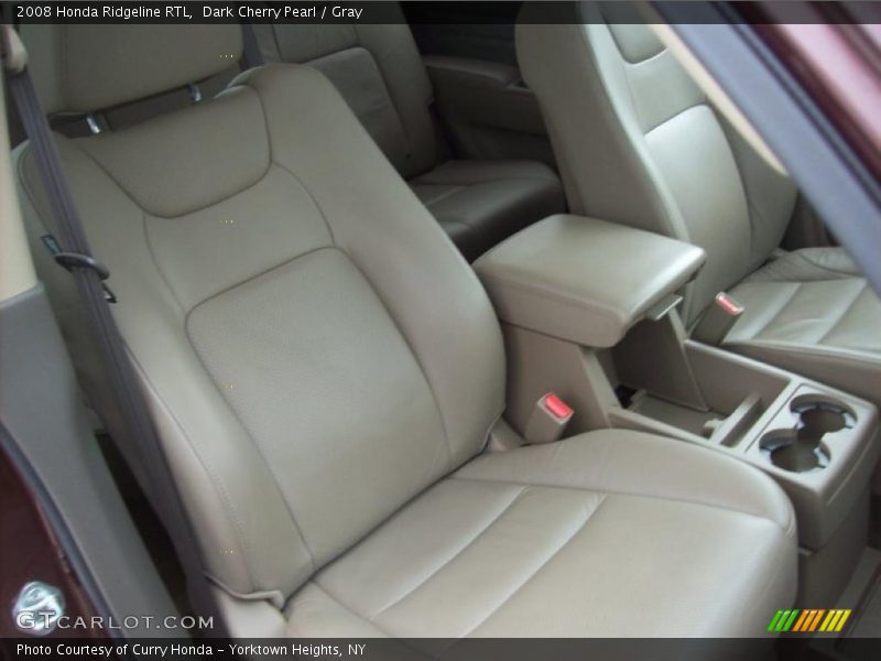 Dark Cherry Pearl / Gray 2008 Honda Ridgeline RTL