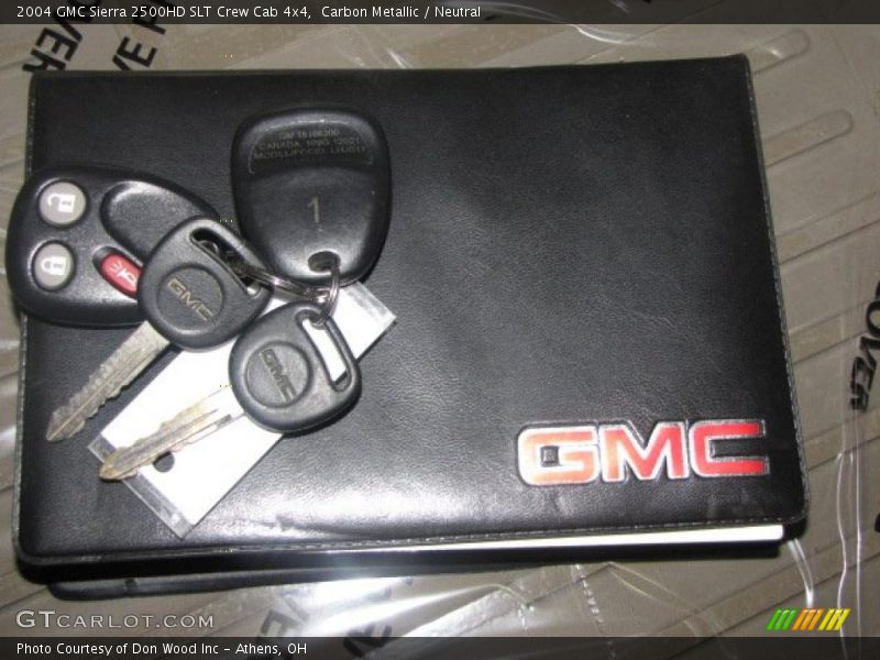 Carbon Metallic / Neutral 2004 GMC Sierra 2500HD SLT Crew Cab 4x4