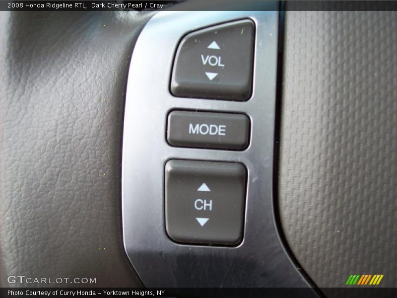 Dark Cherry Pearl / Gray 2008 Honda Ridgeline RTL