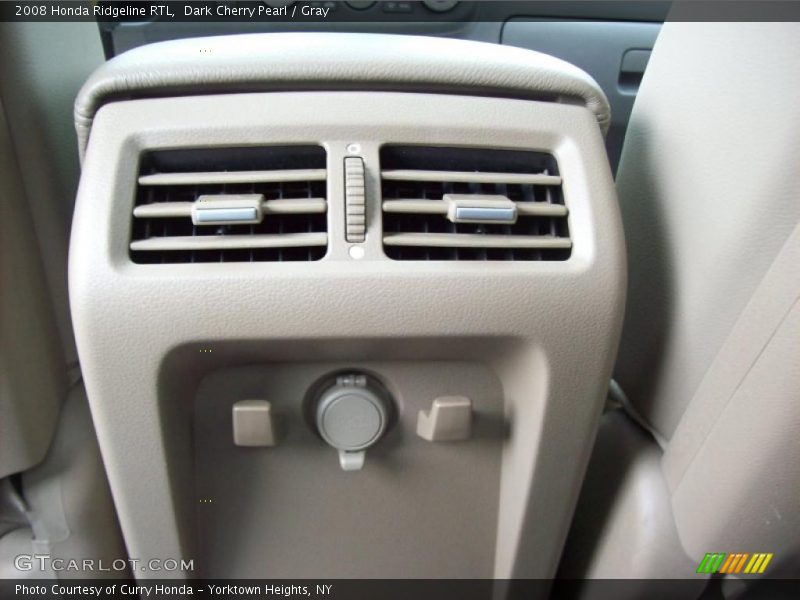 Dark Cherry Pearl / Gray 2008 Honda Ridgeline RTL