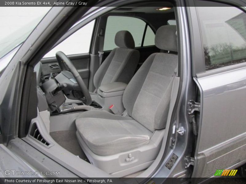 Alpine Gray / Gray 2008 Kia Sorento EX 4x4