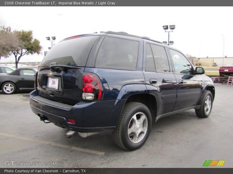 Imperial Blue Metallic / Light Gray 2008 Chevrolet TrailBlazer LT