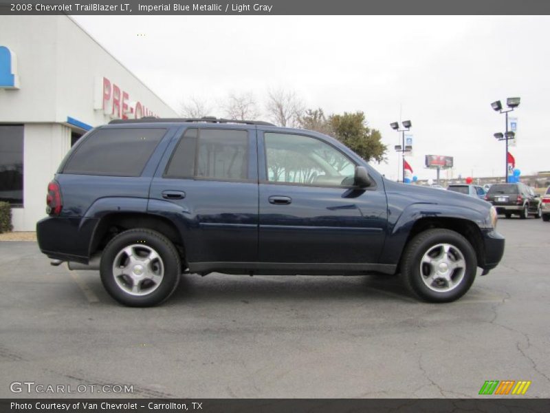 Imperial Blue Metallic / Light Gray 2008 Chevrolet TrailBlazer LT