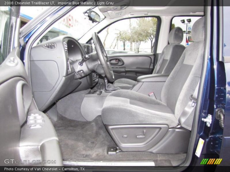 Imperial Blue Metallic / Light Gray 2008 Chevrolet TrailBlazer LT