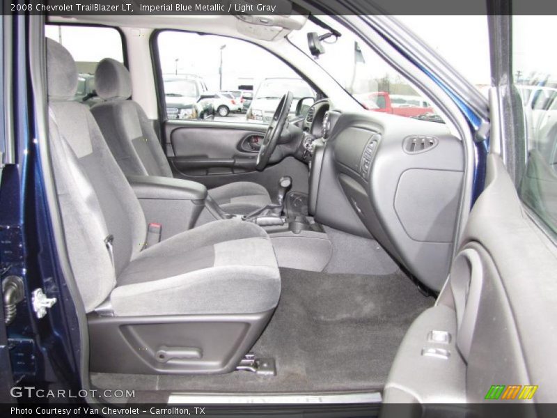 Imperial Blue Metallic / Light Gray 2008 Chevrolet TrailBlazer LT