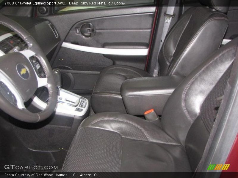  2008 Equinox Sport AWD Ebony Interior