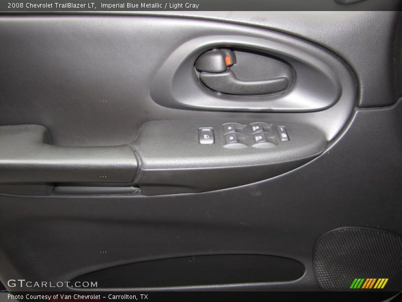 Imperial Blue Metallic / Light Gray 2008 Chevrolet TrailBlazer LT