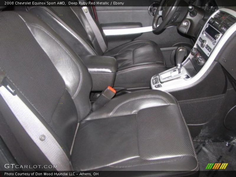  2008 Equinox Sport AWD Ebony Interior