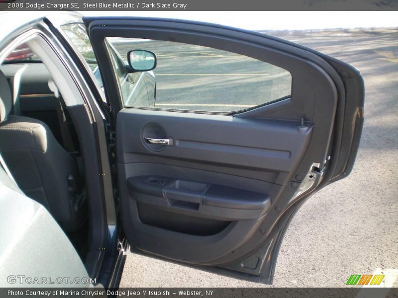 Steel Blue Metallic / Dark Slate Gray 2008 Dodge Charger SE