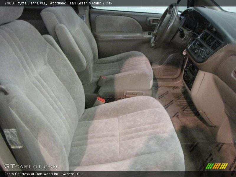 Woodland Pearl Green Metallic / Oak 2000 Toyota Sienna XLE