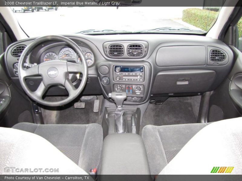 Imperial Blue Metallic / Light Gray 2008 Chevrolet TrailBlazer LT