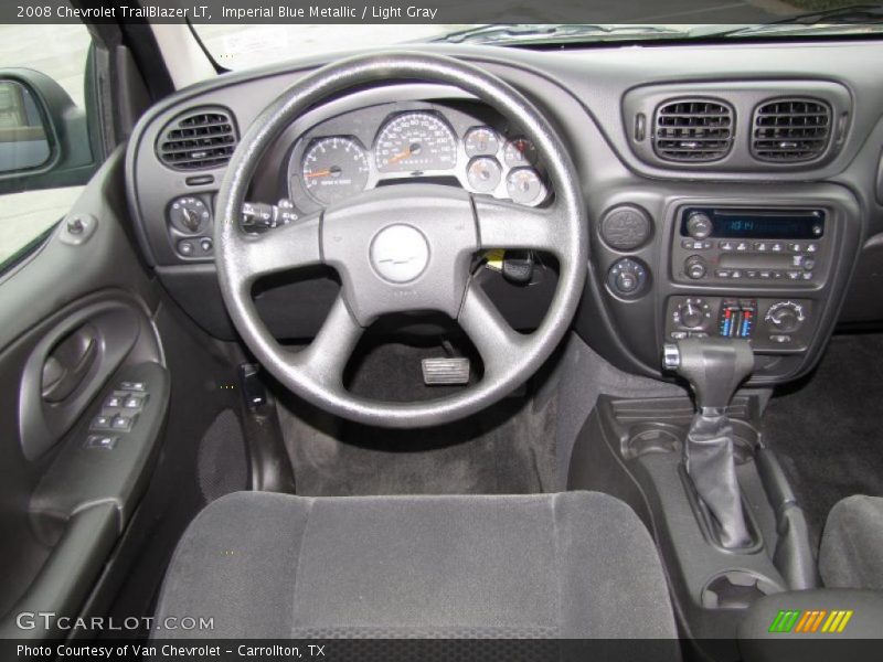 Imperial Blue Metallic / Light Gray 2008 Chevrolet TrailBlazer LT