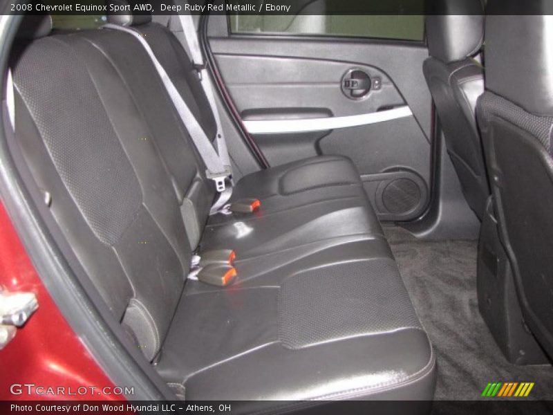  2008 Equinox Sport AWD Ebony Interior