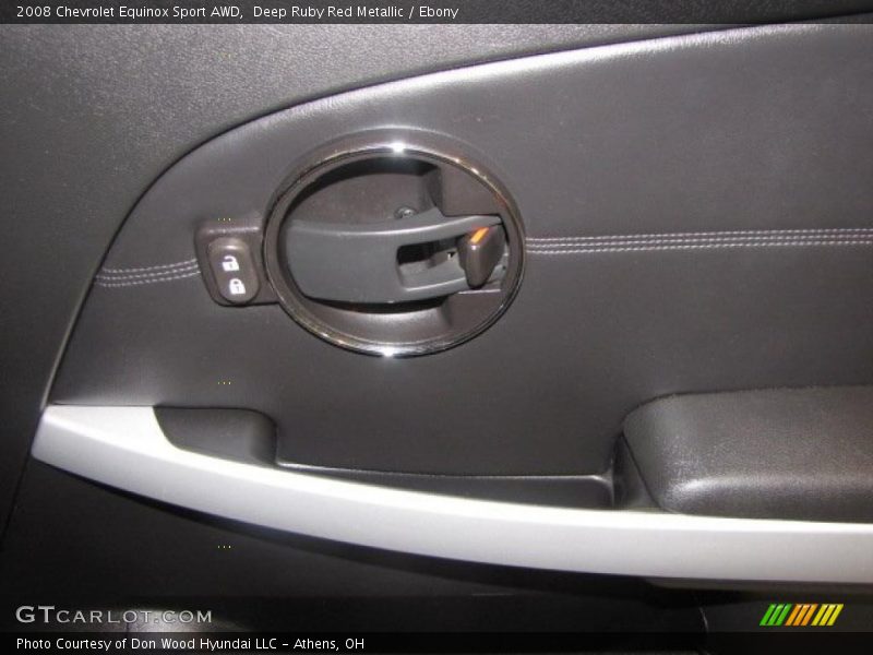 Deep Ruby Red Metallic / Ebony 2008 Chevrolet Equinox Sport AWD