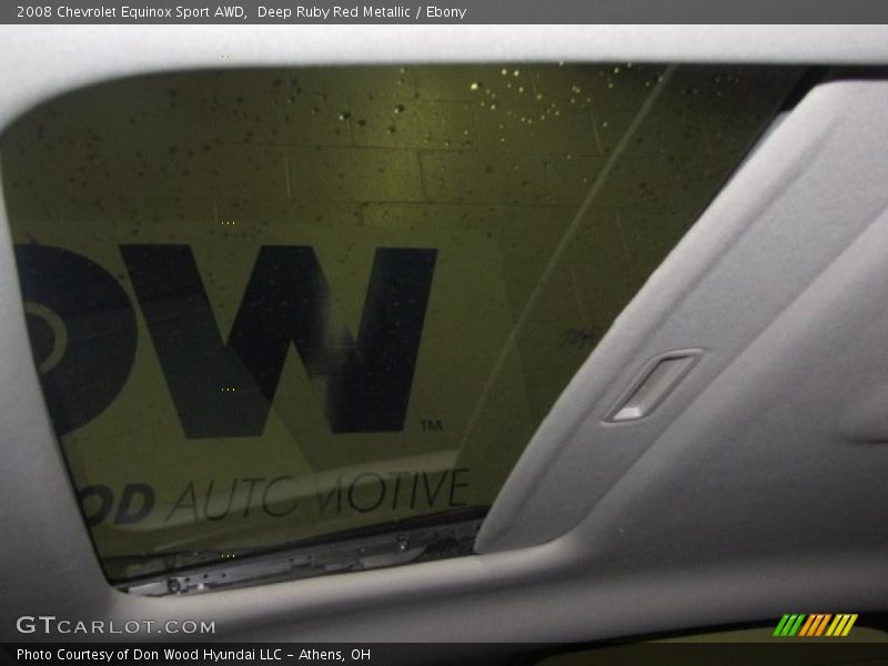 Deep Ruby Red Metallic / Ebony 2008 Chevrolet Equinox Sport AWD