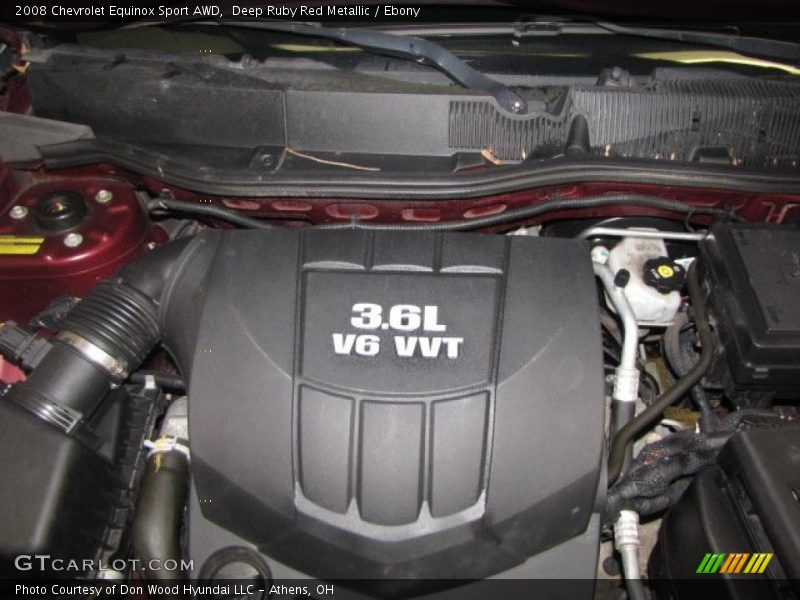  2008 Equinox Sport AWD Engine - 3.6 Liter DOHC 24-Valve VVT V6