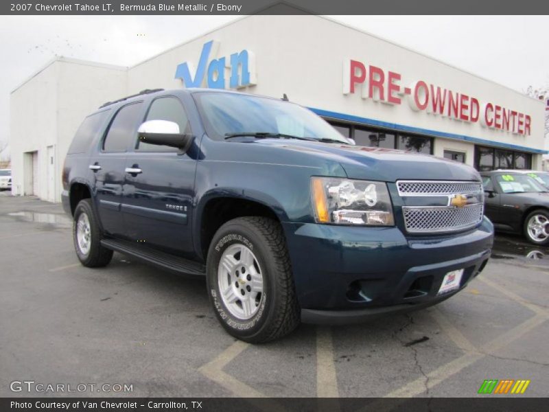 Bermuda Blue Metallic / Ebony 2007 Chevrolet Tahoe LT