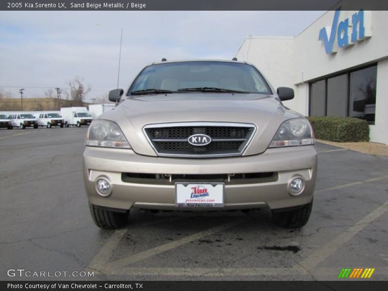 Sand Beige Metallic / Beige 2005 Kia Sorento LX