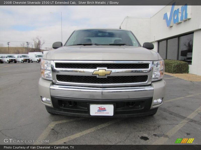 Silver Birch Metallic / Ebony 2008 Chevrolet Silverado 1500 LT Extended Cab