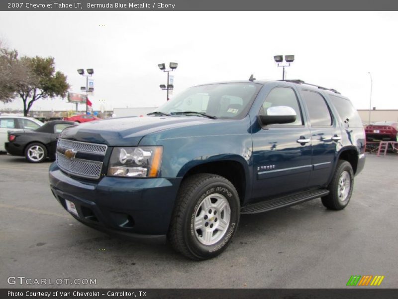 Bermuda Blue Metallic / Ebony 2007 Chevrolet Tahoe LT