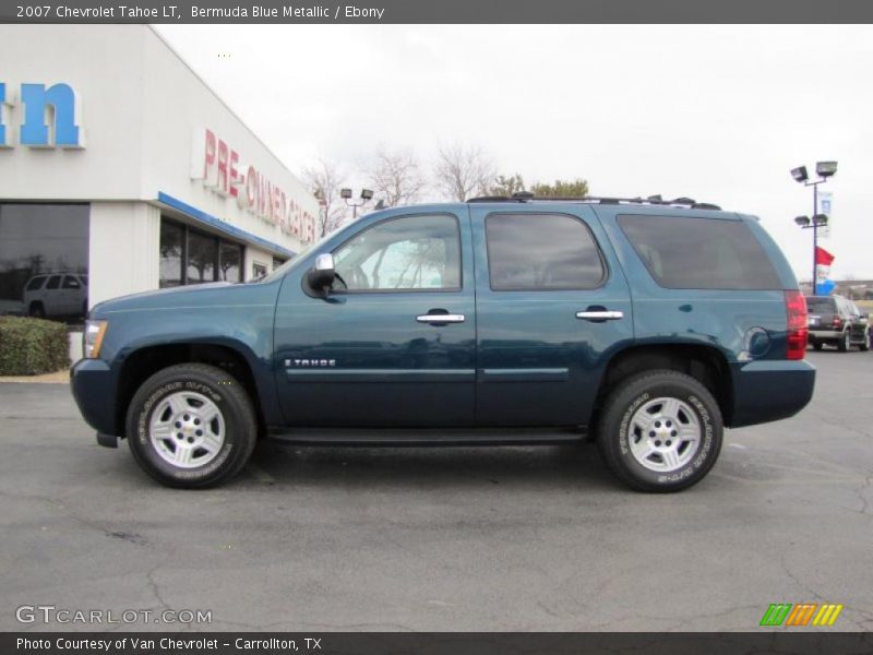 Bermuda Blue Metallic / Ebony 2007 Chevrolet Tahoe LT