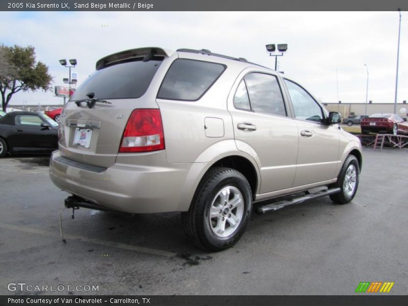 Sand Beige Metallic / Beige 2005 Kia Sorento LX