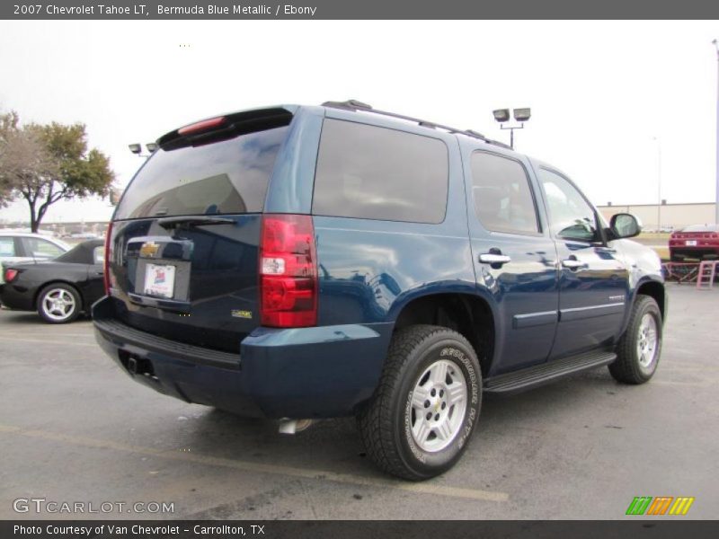 Bermuda Blue Metallic / Ebony 2007 Chevrolet Tahoe LT