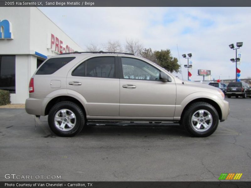 Sand Beige Metallic / Beige 2005 Kia Sorento LX
