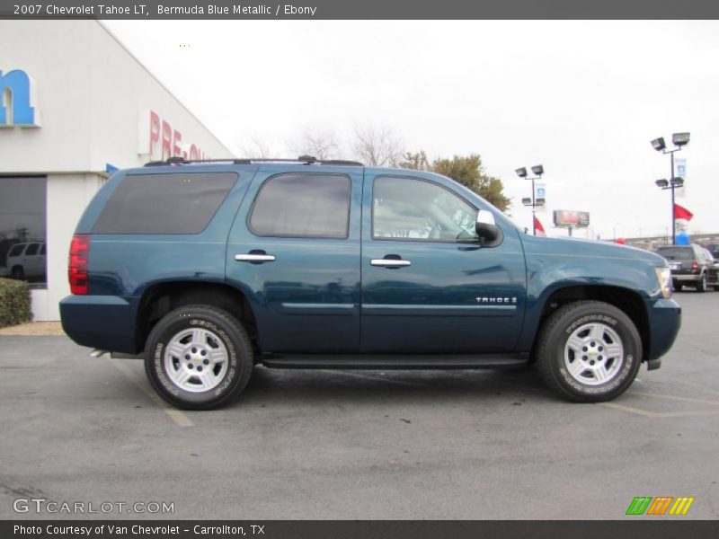 Bermuda Blue Metallic / Ebony 2007 Chevrolet Tahoe LT
