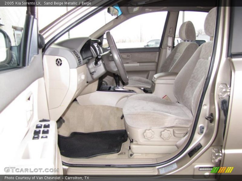 Sand Beige Metallic / Beige 2005 Kia Sorento LX