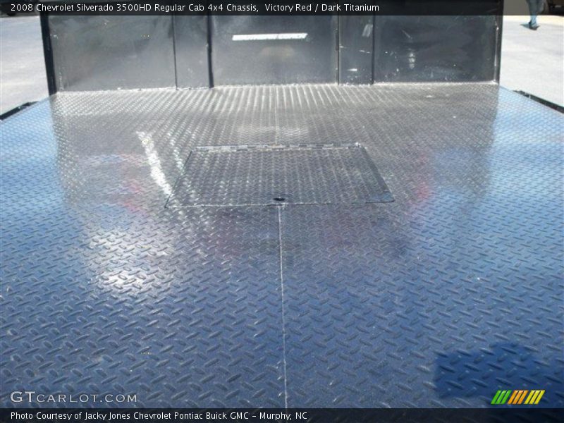 Victory Red / Dark Titanium 2008 Chevrolet Silverado 3500HD Regular Cab 4x4 Chassis
