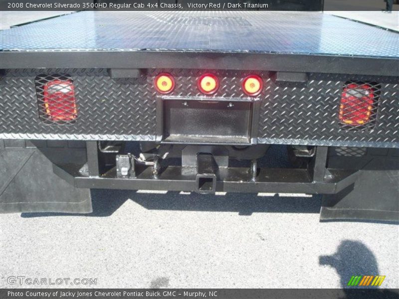 Victory Red / Dark Titanium 2008 Chevrolet Silverado 3500HD Regular Cab 4x4 Chassis