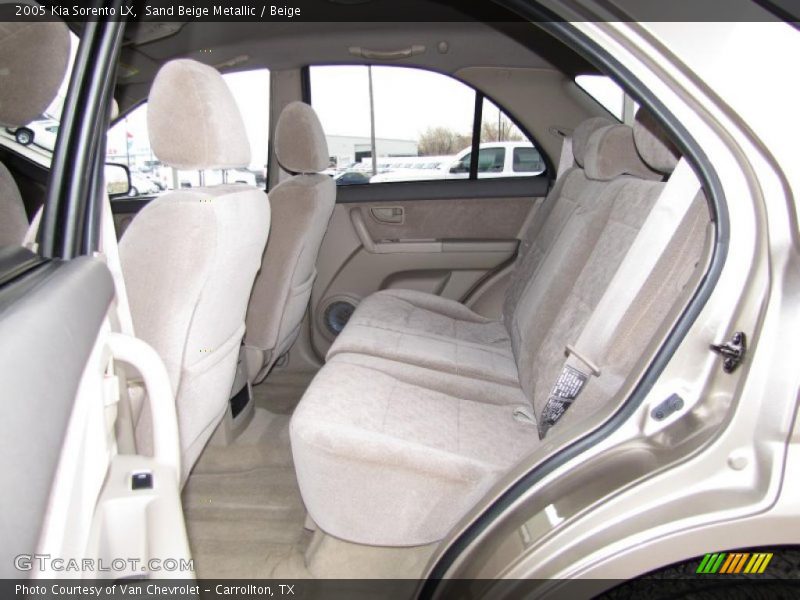 Sand Beige Metallic / Beige 2005 Kia Sorento LX