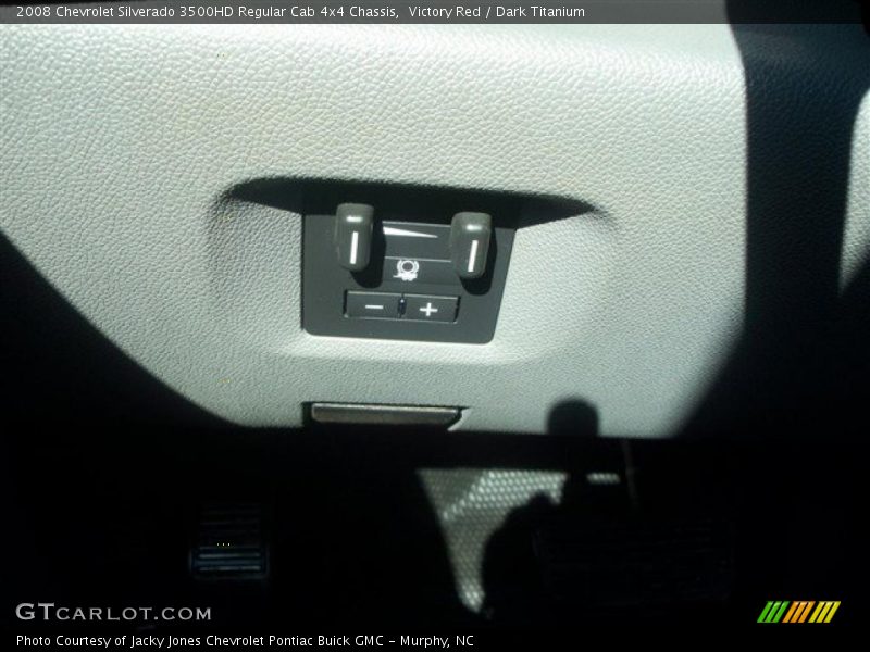 Victory Red / Dark Titanium 2008 Chevrolet Silverado 3500HD Regular Cab 4x4 Chassis