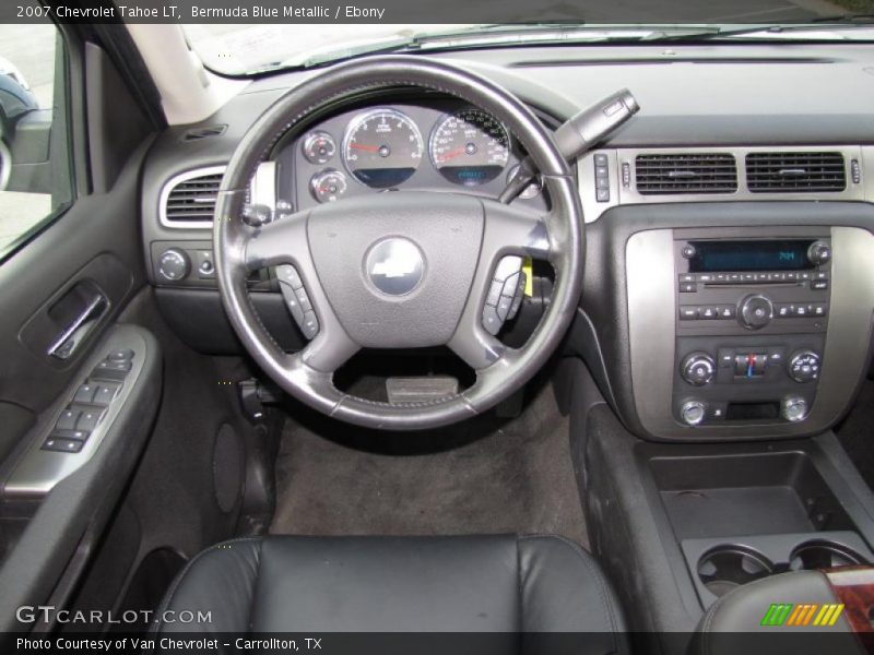 Bermuda Blue Metallic / Ebony 2007 Chevrolet Tahoe LT